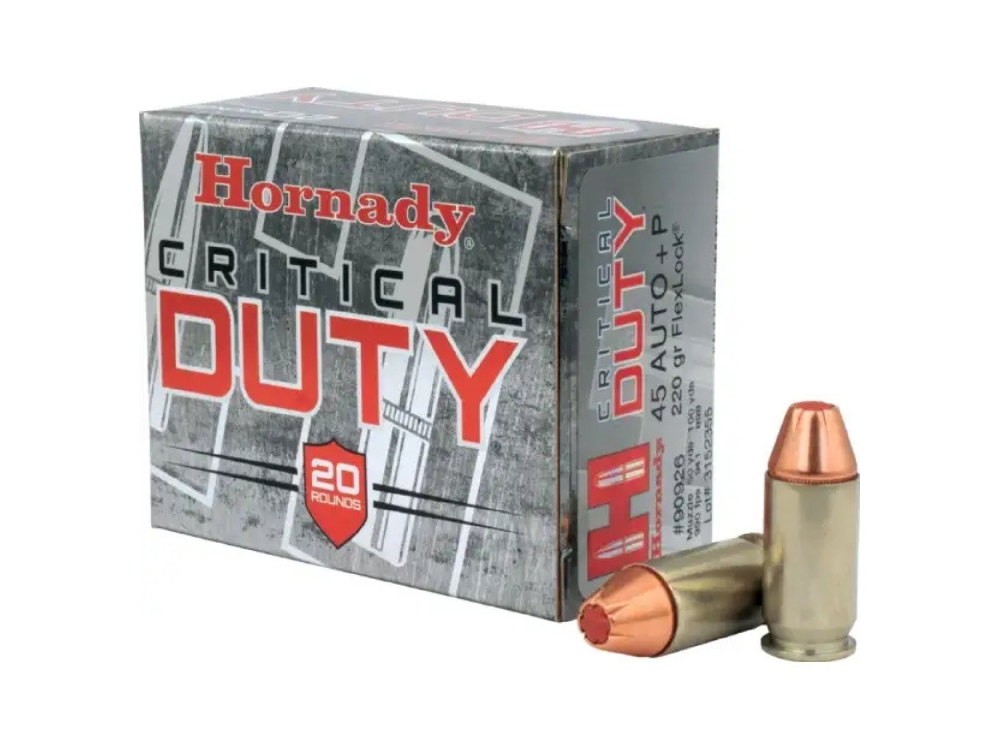 Hornady .45 Auto+P Critical Duty 14,3g/220gr