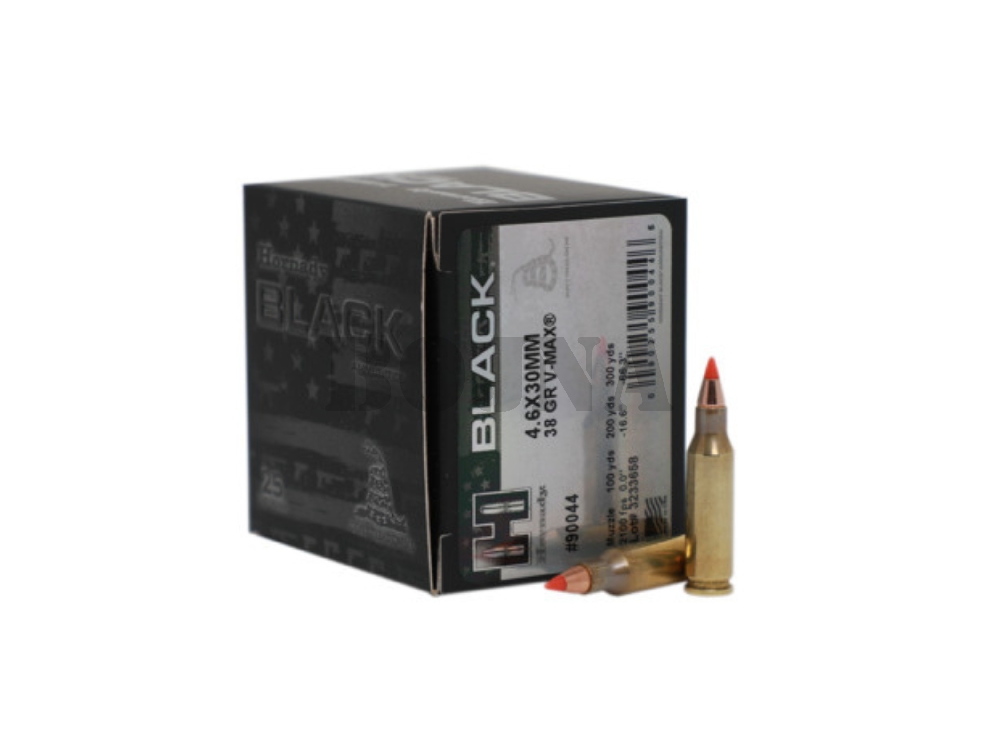 Hornady 4,6x30mm V-Max BLK 2,46g/38gr