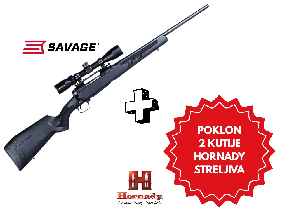 Puška SAVAGE 110 Apex Hunter .308 Win + Vortex Crossfire II 3-9x40