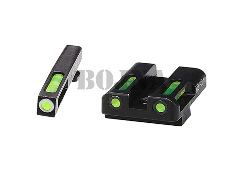HIVIZ Litewave H3 Tritium/Litepipe Glock 17/19 - Sight Set